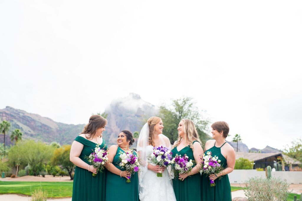 Mountain Shadows Resort wedding - Bridal party portraits 