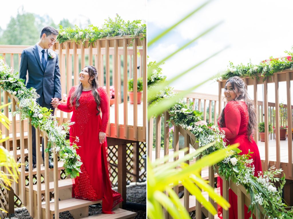 Vietnamese wedding ao dai