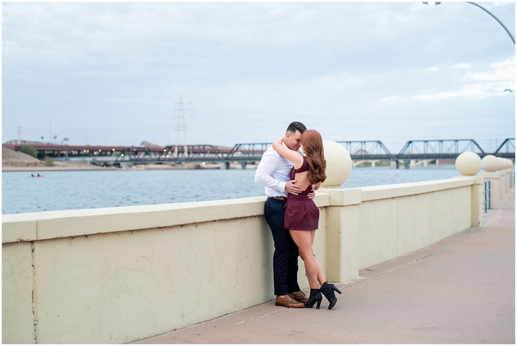 Couples session at Tempe Town Lake