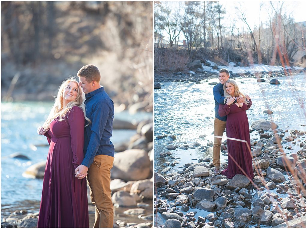 Durango Engagement session on the river