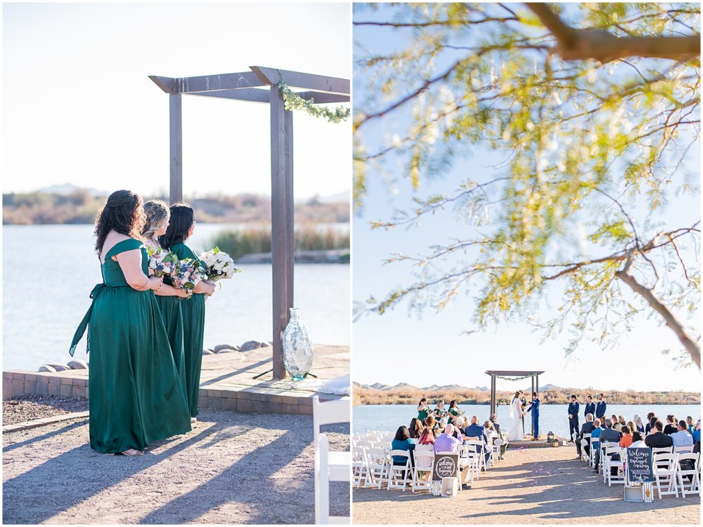 Wedding at Hidden Lake ceremony