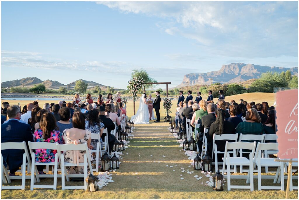 ceremony at The Views at Superstition